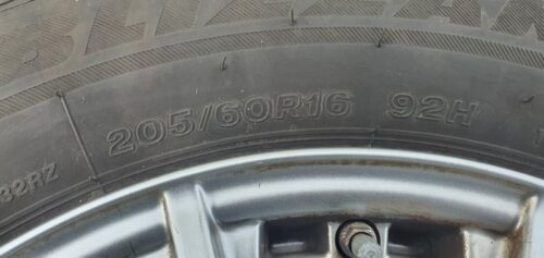 4x Mercedes Benz Winterkompletträder A2054012400, 16 Zoll, Bridgestone Reifen – Bild 10