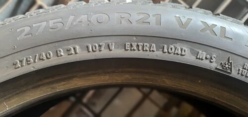 1x Winter Continental WinterContact TS860S NO 275/40 R21 107V Dot3720 7mm B249 – Bild 1