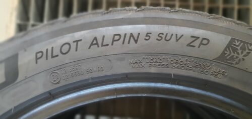 2x Michelin Pilot Alpin 5 SUV ZP (RSC)X 275/45 R20 110V Dot 1x19 1x22 5,5mm B175 – Bild 5