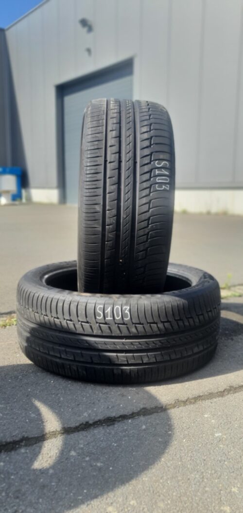 2x Sommerreifen Continental PremCont 6 SSR(RSC) 275/40 R22 107Y 6mm S103 DOT23 – Bild 1