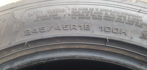 2x Winter Goodyear UltraGrip Performance+ 245/45 R18 100H Dot4722 6,5-7mm B44 – Bild 5