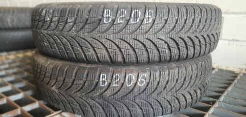 2x Winterreifen Bridgestone Blizzak LM500 155/70 R19 88Q Dot3418 6-6,5mm B206 – Bild 1