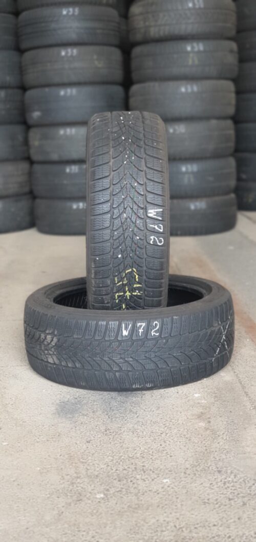 2x Winterreifen Dunlop SPWinterSPort 4D DSST (RSC) 205/45 R17 88V 5,7mm W72 – Bild 1