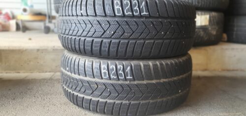 2x Winterreifen Pirelli Sottozero 3 (RSC) 225/45 R18 95H Dot 18-19 5-6mm B231 – Bild 1