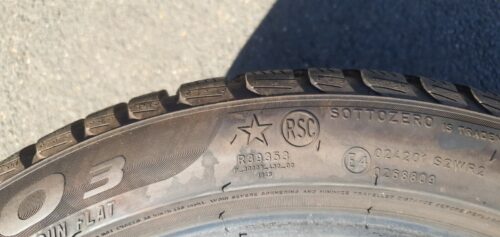 2x Winterreifen Pirelli Sottozero (RSC) 225/45 R18 95H Dot3418 6mm B163 – Bild 7