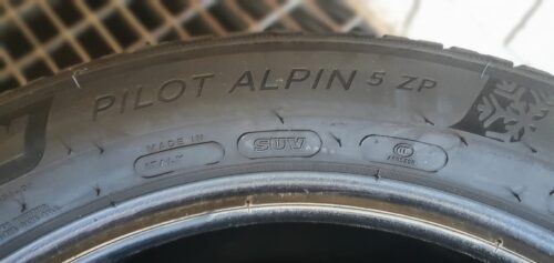 2x Michelin Pilot Alpin 5 ZP X (RSC) SUV 245/50 R19 105V Dot3823 5,5-6mm B167 – Bild 5