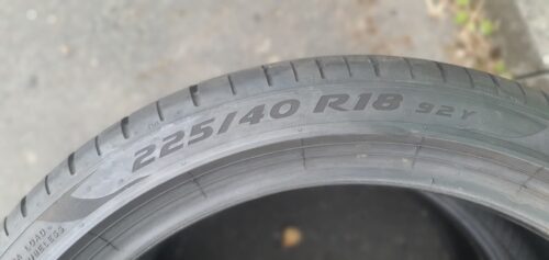 2x Sommerreifen Pirelli PZero PZ4 225/40 R18 92Y Dot1121 7mm B86 – Bild 7