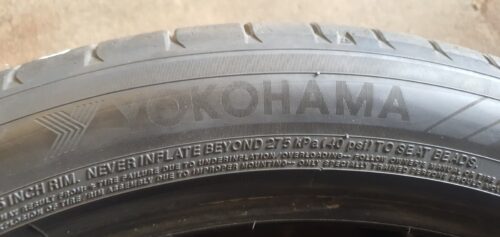 2x Sommerreifen Yokohama Advan Sport V107 315/35 R22 111Y Dot2822 6,5mm B184 – Bild 5