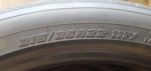 2x Sommerreifen Yokohama Advan Sport V107 315/35 R22 111Y Dot2822 6,5mm B184 – Bild 7