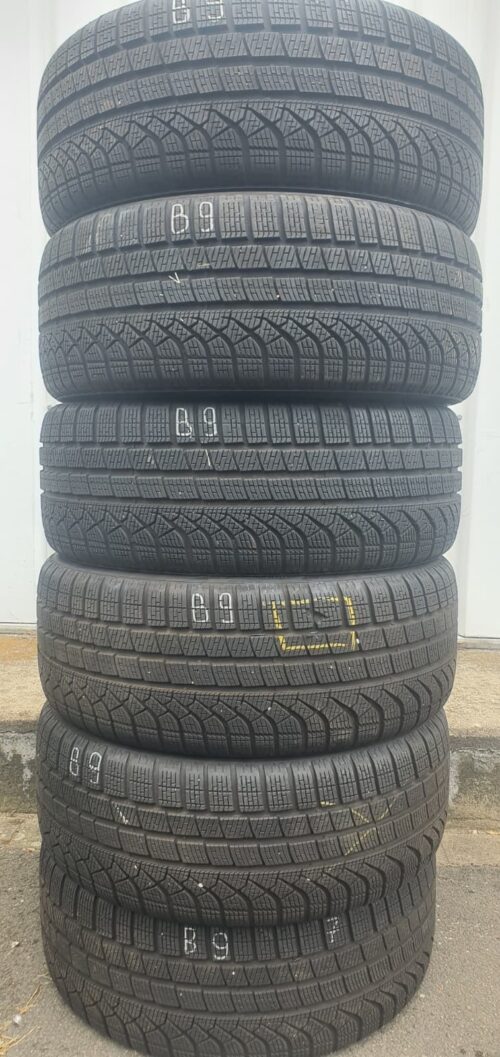 2x Winterreifen Pirelli PZeroWinter MO 245/45 R19 102H Dot2823 6,5-7,5mm B9 – Bild 1