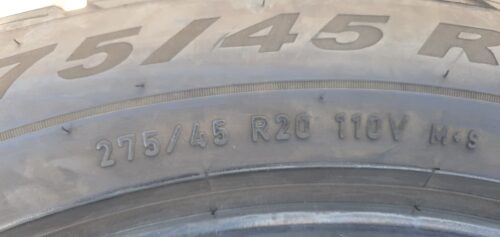 2x Winterreifen Pirelli Scorpion TM (RSC) 275/45 R20 110V Dot 1x20 1x21 5mm B127 – Bild 7