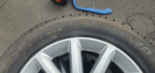 4x Audi Winterkompletträder, 8K0 601 025 BD, A4, 16 Zoll, Dunlop Reifen – Bild 4