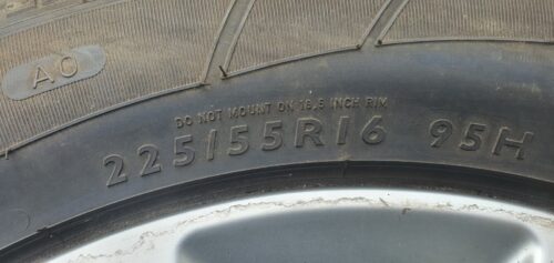 4x Audi Winterkompletträder, 8K0 601 025 BD, A4, 16 Zoll, Dunlop Reifen – Bild 5