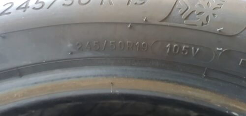 2x Michelin Pilot Alpin 5 ZP X (RSC) SUV 245/50 R19 105V Dot3123 5,5-6mm B166 – Bild 5
