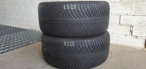 2x Winterreifen Michelin Pilot Alpin5 WinterX 265/40 R19 102V Dot4821 6,3mm X120 – Bild 1