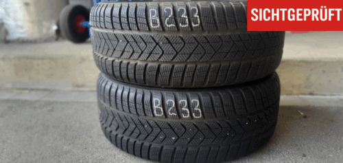 2x Winterreifen Pirelli Sottozero 3 (RSC) 225/45 R18 95H Dot2623 7-7,5mm B233 – Bild 1