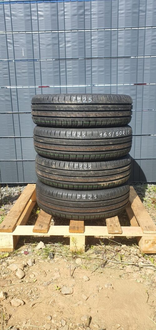 4x Sommerreifen Continental ContiEcoContact 165/60 R15 77H (MIL) DOT20-21 F125 – Bild 1