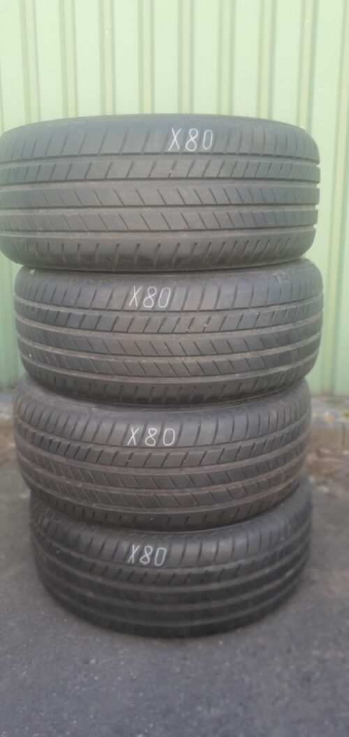 2x Sommerreifen Bridgestone Alenza 001 225/55 R18 109W Dot3718 7mm X80 – Bild 1