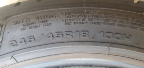 2x Winter Goodyear UltraGrip Performance + 245/45 R18 100H Dot3023 5-5,5mm B236 – Bild 8