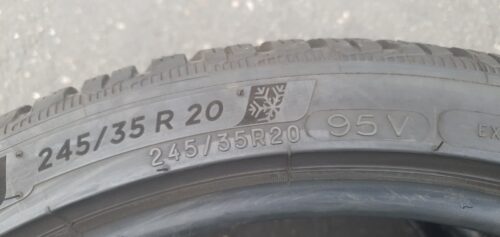 2x Winterreifen Michelin Pilot Alpin 5 NAO X 245/35 R20 95V Dot3518 6-7mm B101 – Bild 4
