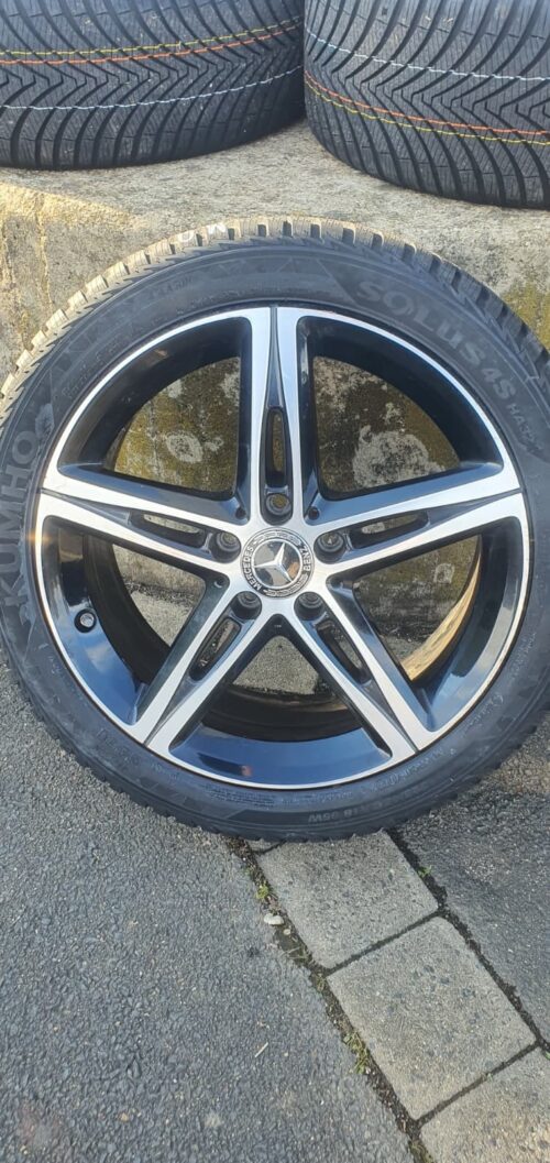 4x Kompletträder Mercedes Benz, A1774010700, A/B-Klasse, CLA, 18 Zoll, Kumho – Bild 6