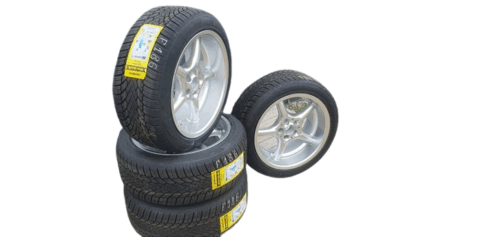 4x Winterräder  Mercedes-Benz 17 Zoll (MIL) F186  DOT-24 Neu – Bild 3