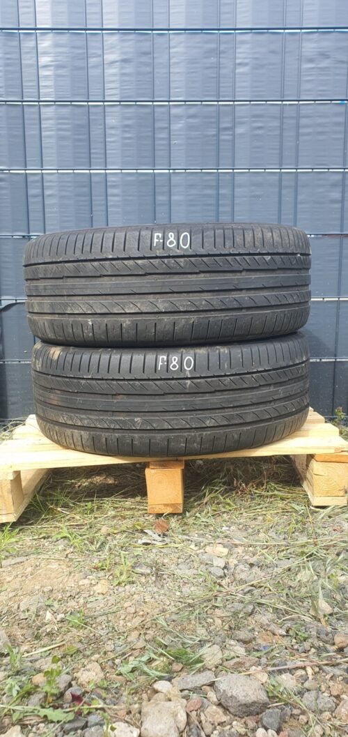 2x Sommerreifen 235/45 R19 99V Continental ContiSportContact (MIL) DOT18 5mm F80 – Bild 1