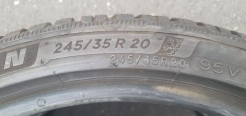 2x Winterreifen Michelin Pilot Alpin 5 NAO X 245/35 R20 95V Dot3019 5,5-6mm B103 – Bild 6