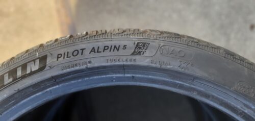 2x Winterreifen Michelin Pilot Alpin 5 NAO X 295/30 R21 102V Dot4318 5,5mm B69 – Bild 5